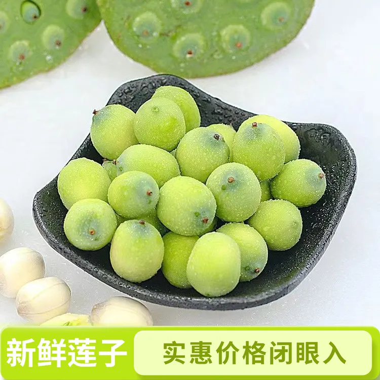 【顺丰冷链包邮新鲜莲子米现摘现剥新鲜莲子米现摘现发莲子米带壳 