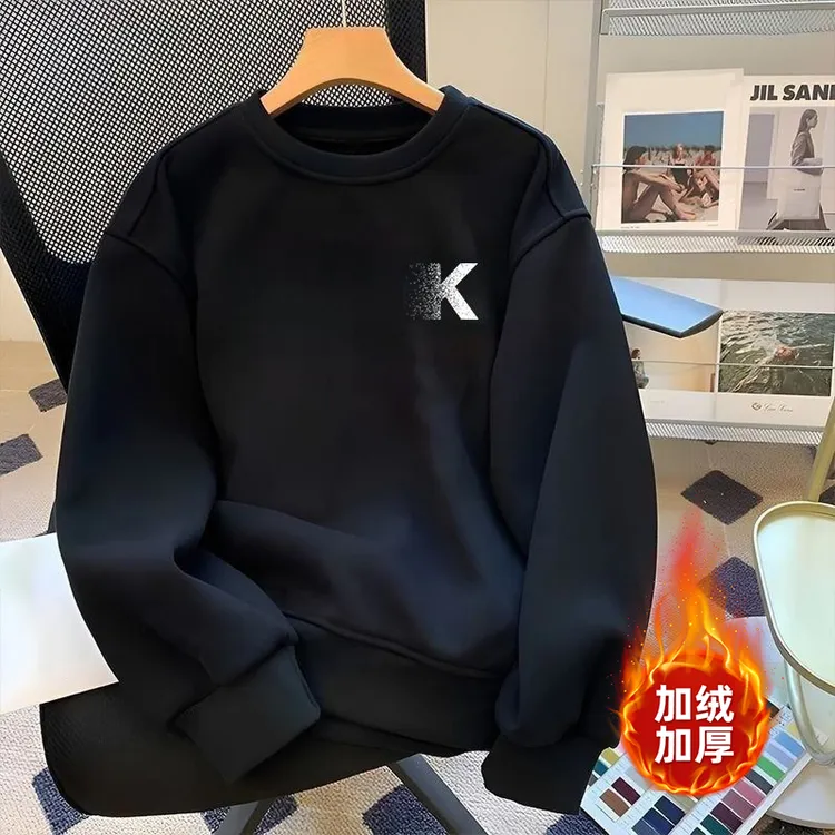 TUCANO/啄木鳥圆领秋冬大码男士印花长袖卫衣男装保暖潮流加厚