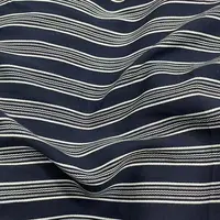 【绒兰】袋鼠国订单! 棉绸布料莱赛尔升级款 261号  藏青 条纹