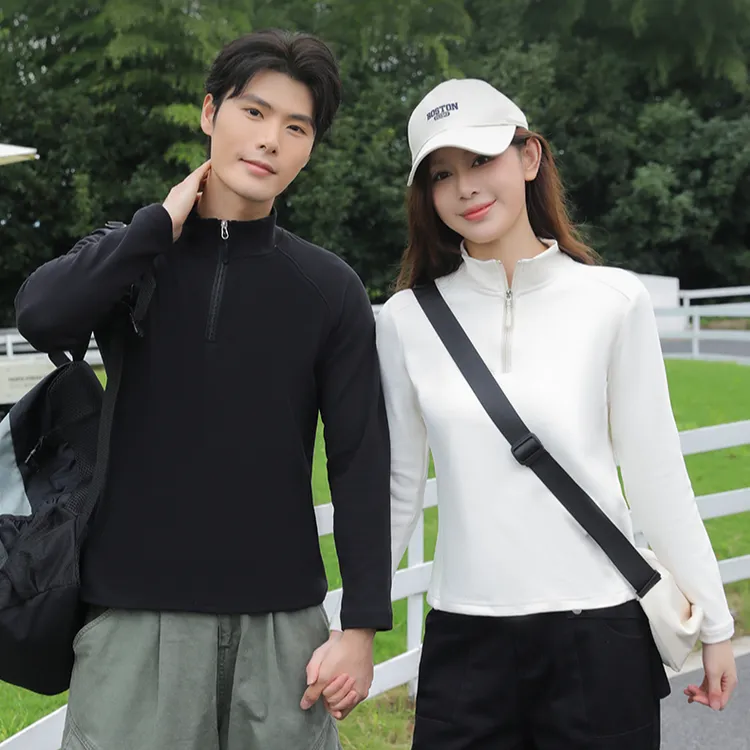 【热能软壳衣】秋冬情侣款德绒软壳衣立领半拉链舒适保暖百搭不挑人