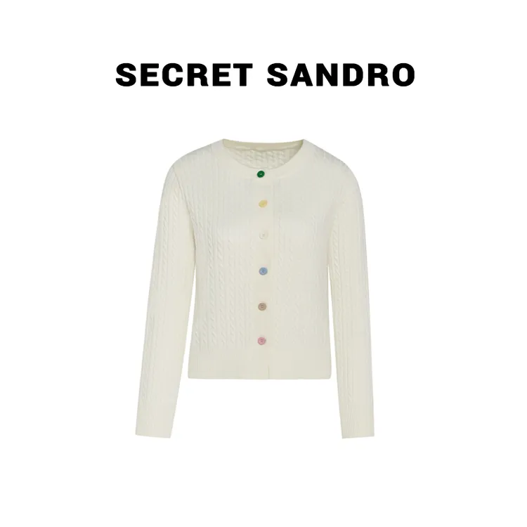 【彩虹豆】Secret Sandro 鸥小柒  毛针织衫 M25221008Q