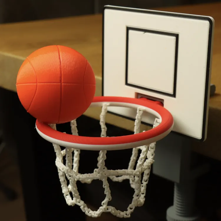 mini室内家用夹扣篮球架带篮球个性趣味解压好玩摆件