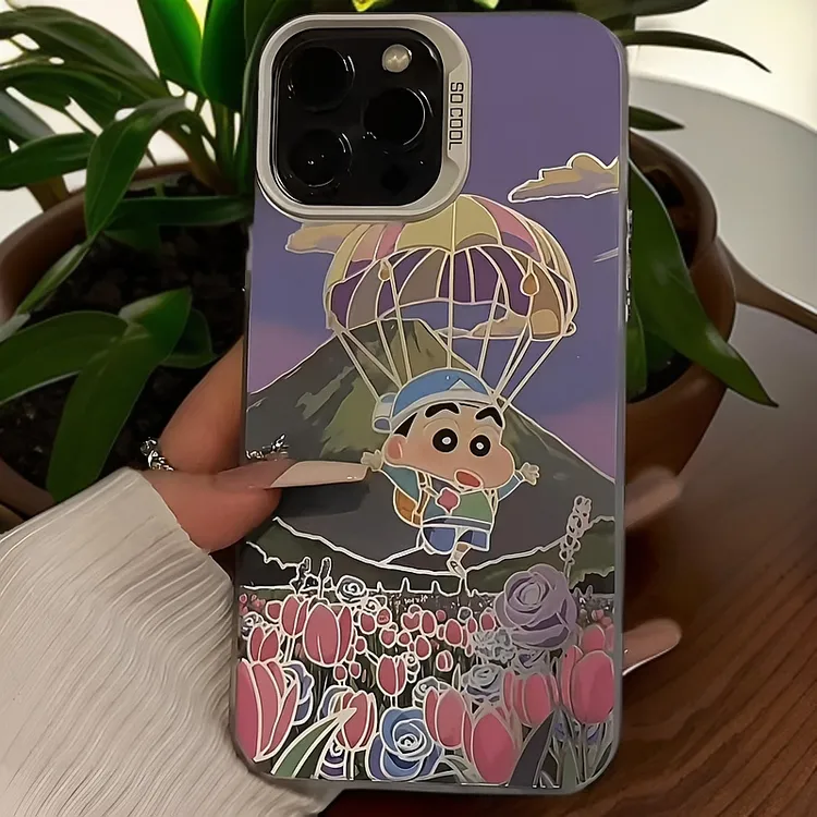 郁金香小新适用于苹果iPhone16promax/15p/14p/13/12promax手机壳