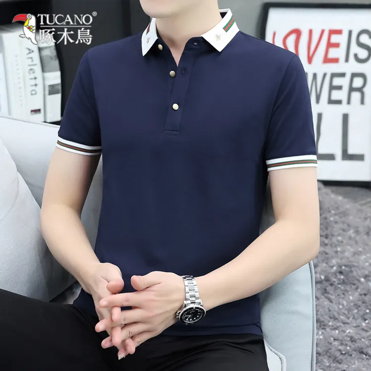 TUCANO啄木鳥2025夏季新款短袖POLO衫休闲舒适薄时尚运动健身户外
