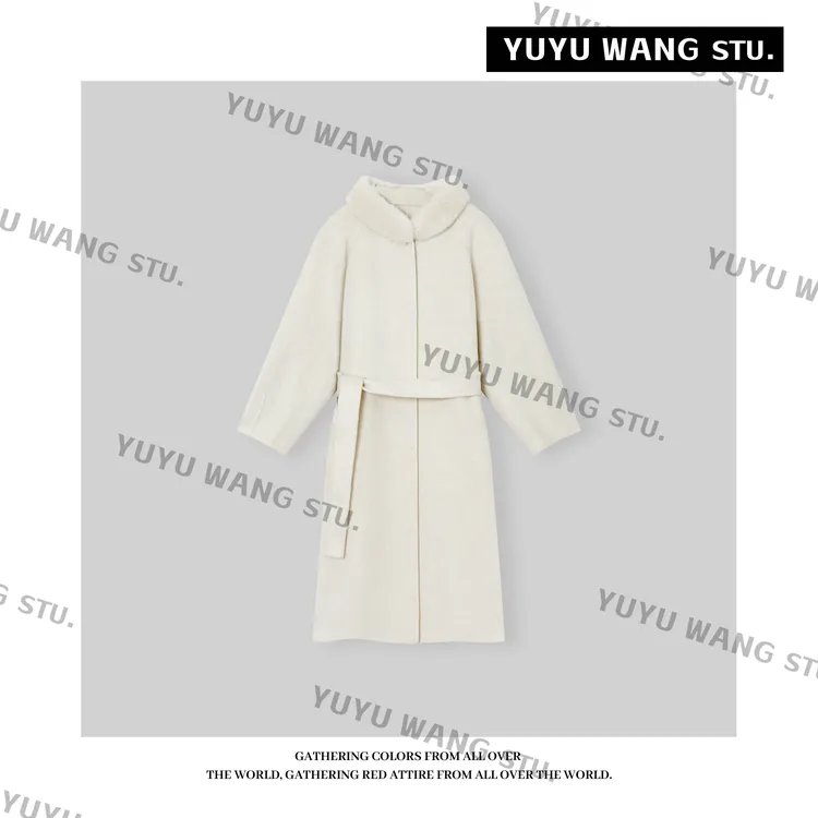 YUYU WANG【雪蚕】毛呢大衣RB2SDRL2222