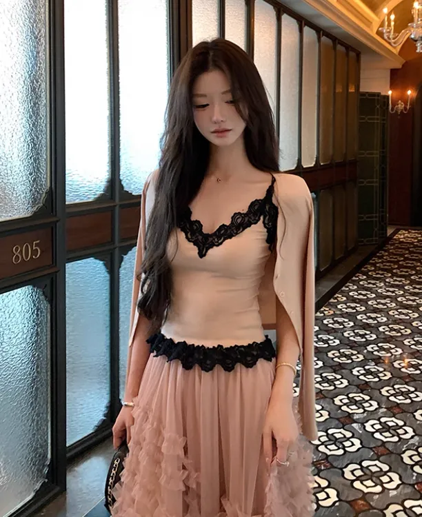 YOLI 张宥利长袖针织开衫