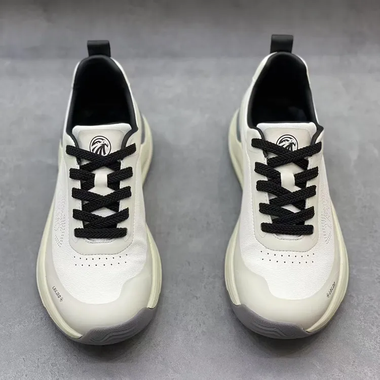 25225-2春季新款轻奢小众百搭男士厚底增高时尚百搭运动休闲男鞋