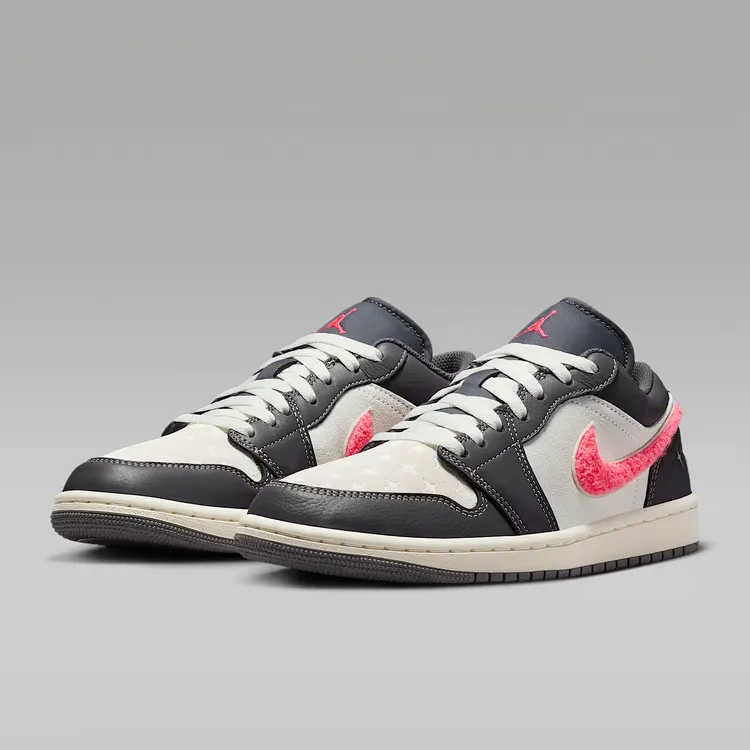 Nike/耐克正品AJ1老花粉钩男女同款低帮休闲鞋流光风IM6565-014