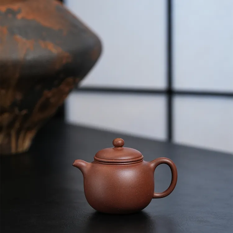 【顶蜀】匏尊壶新手必入黄龙山原矿紫泥丨宜兴紫砂壶高端茶器茶具