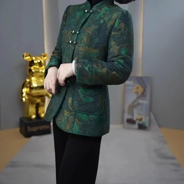 【外套】3617新款加厚保暖时尚修身显瘦女装休闲气质洋气外套