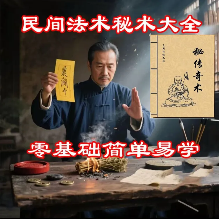 中华民间传奇秘法大全零基础简单易学书籍民间秘术正版