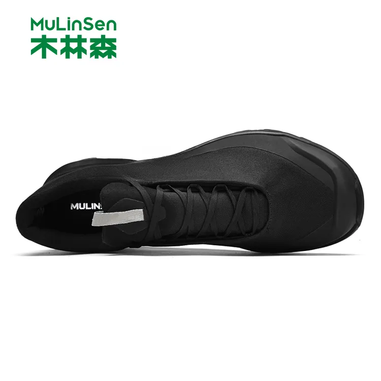 木林森男鞋四季百搭透气休闲运动鞋男2025新款轻便时尚户外皮鞋男