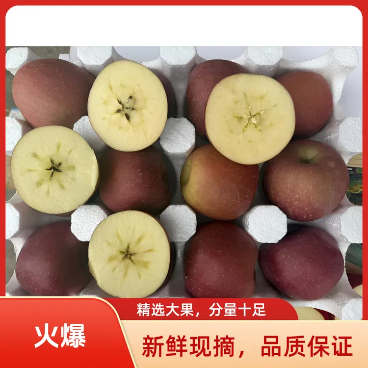 云南昭通红富士苹果当季新鲜水果脆甜多汁冰糖心送礼现摘现发