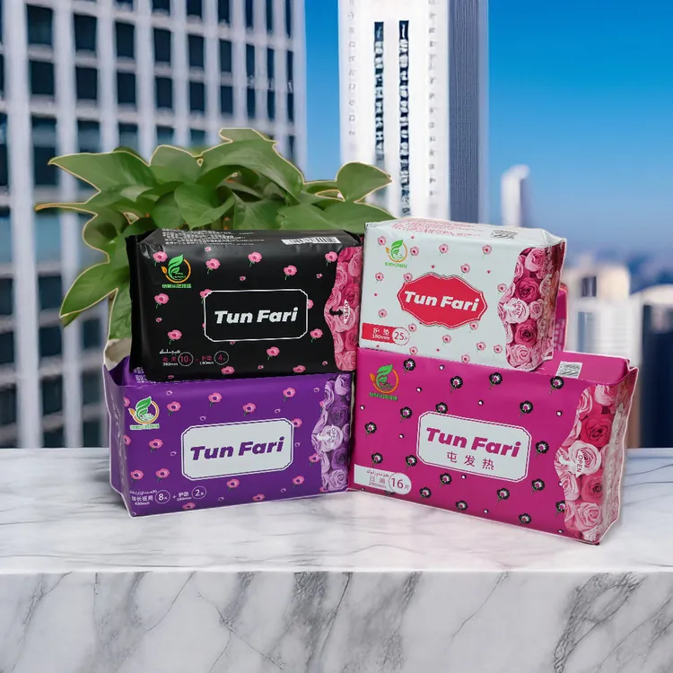 TUNFARI屯发热裸感舒睡棉柔卫生巾护垫组合套装亲肤家用一次性