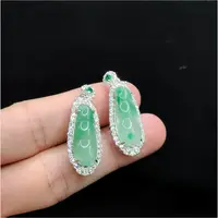 【老三珠宝】独龙玉福豆吊坠赠链【多样性发其一】约22-8-5mm
