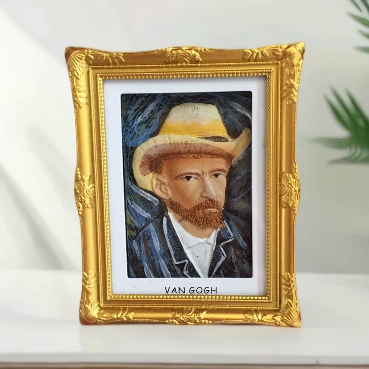 梵高名画星空卧室高清复刻软磁吸冰箱贴家居装饰送女友礼品伴手礼