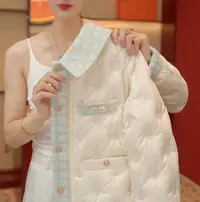 YY-25新款薄荷蓝直充小香羽绒服