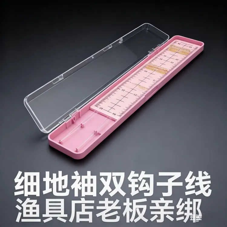 渔具店老板自绑细地袖专攻轻口鲫鱼进口原丝无倒刺子线20副装