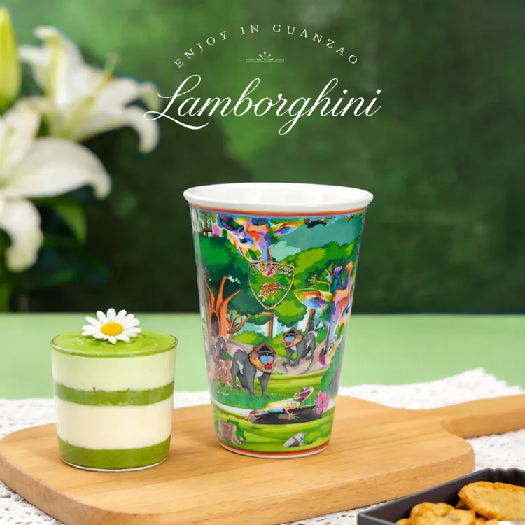 【观造集× Lamborghini】兰博基尼联名授权景德镇观造集陶瓷可乐杯