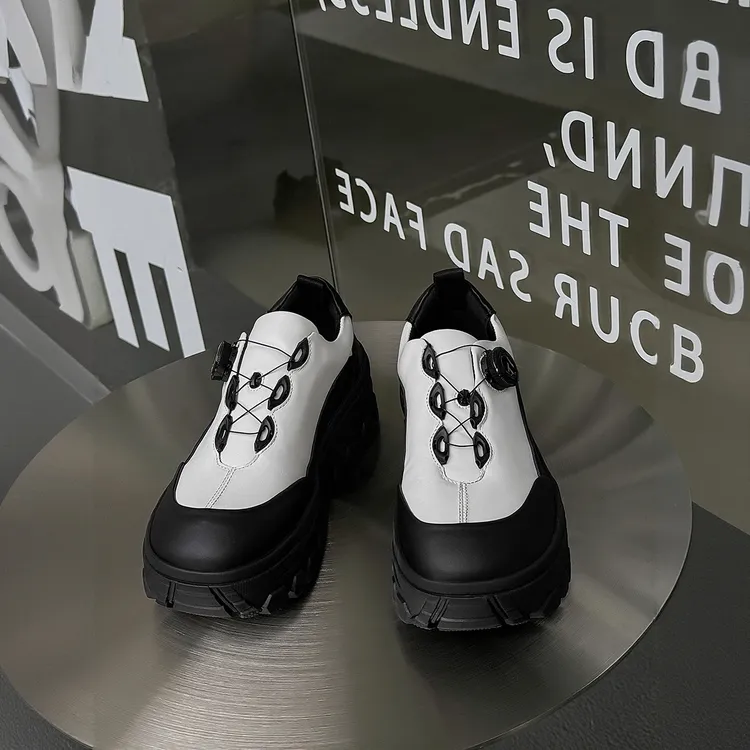 卡汐沐『精选』力荐！男鞋新款潮流设计感旋钮扣厚底时尚百搭运动鞋