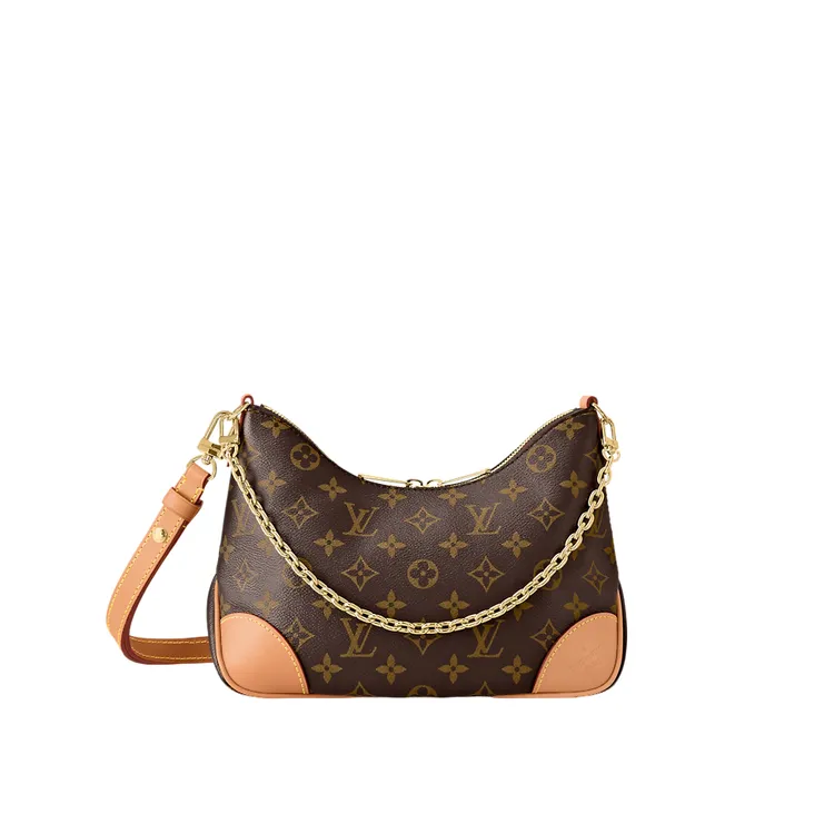 99新 LV LouisVuitton/路易威登黄牛角包单肩斜挎女士时尚冰冰