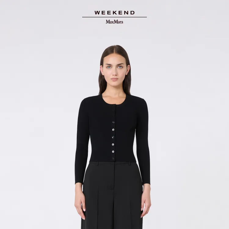 【琥珀流光】Weekend MaxMara  25秋新品圆领针织开衫5346015106