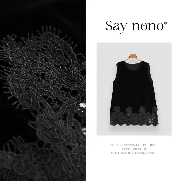 懒猫nono│Saynono 圆领无袖时尚马甲外套/ZC11063