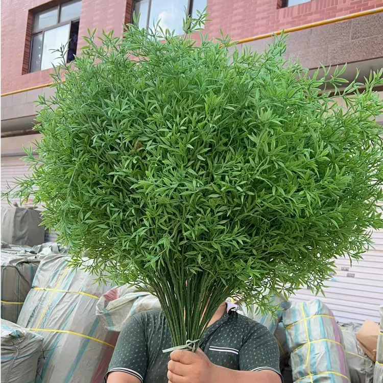 【30支】加密竹叶草 仿真花 婚庆居家装饰假花