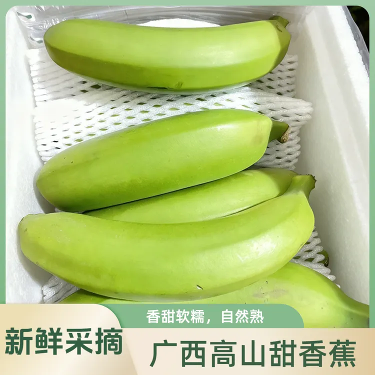 【放软吃】广西高山甜香蕉青皮威廉斯自然熟软糯香甜新鲜应季水果