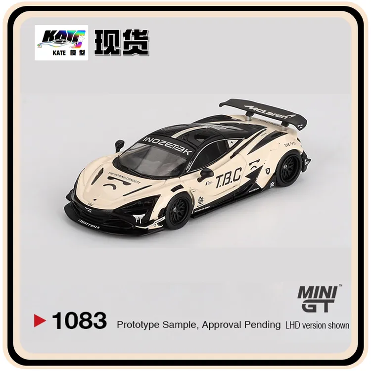 【现货】MINIGT #1083 McLaren 720S TBC 1:64 合金汽车模型
