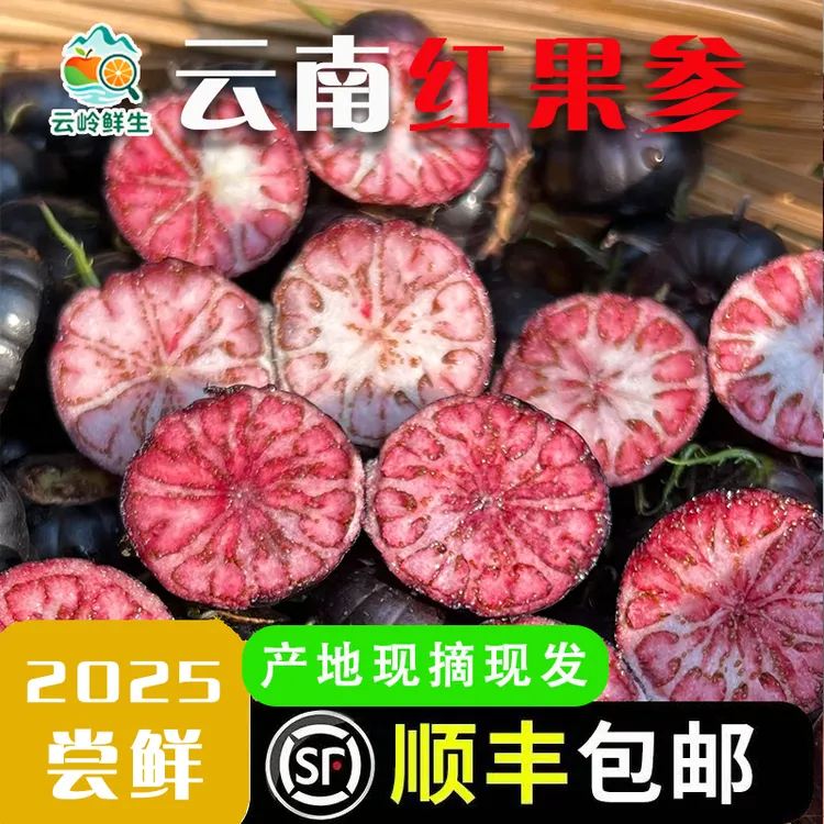【顺丰到家】云南马关红果参花青素黄铜口感酸甜蜘蛛果尝鲜头茬果