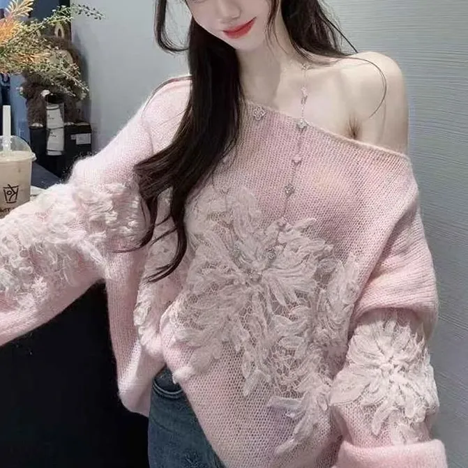 2025秋季新款独特绝美高级感宽松超好看洋气减龄针织衫毛衣外套女