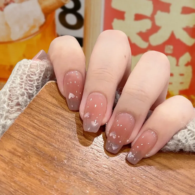 【心动时刻】纯手工定制穿戴甲可拆卸短款ins新款猫眼美甲穿戴甲片