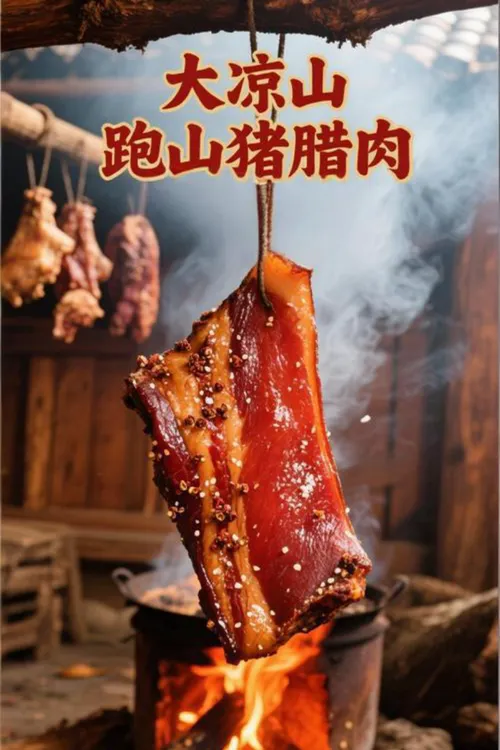 （现称改价）正宗四川大凉山黑跑山猪农家腊肉/香肠