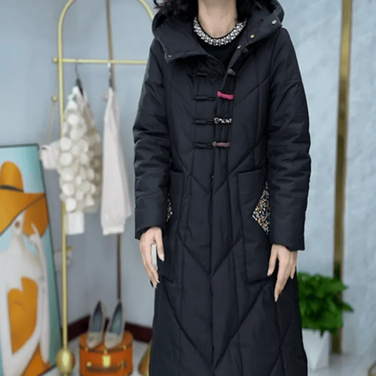 C119【棉服】2025冬季新款时尚气质高端精致修身显瘦加厚棉服外套