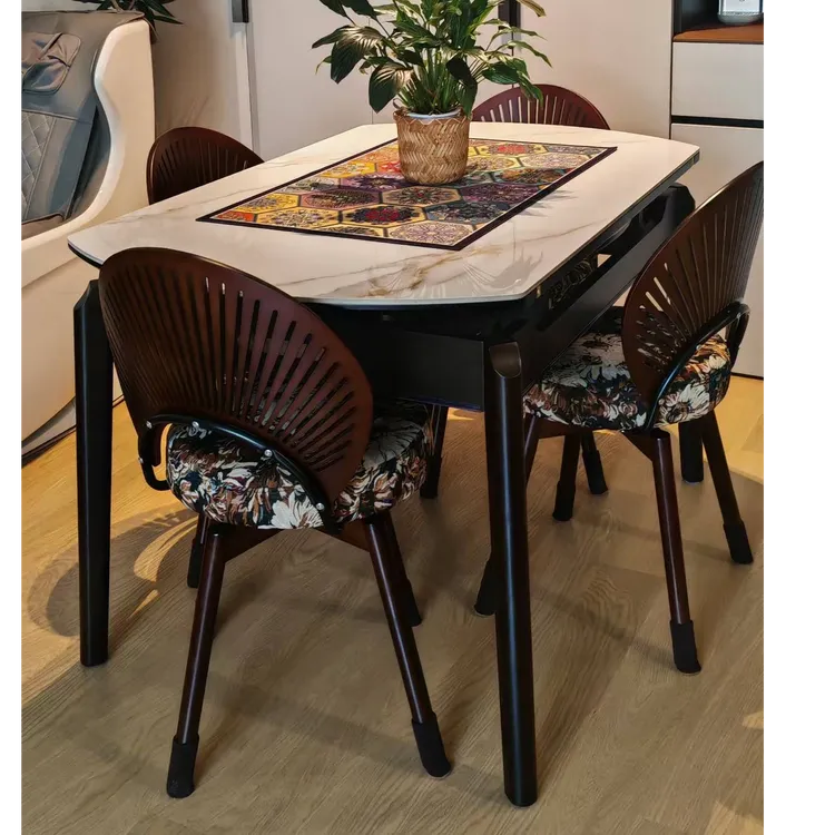 可旋转贝壳餐椅复古实木美式梳妆台椅子靠背椅子化妆椅梳妆台椅子
