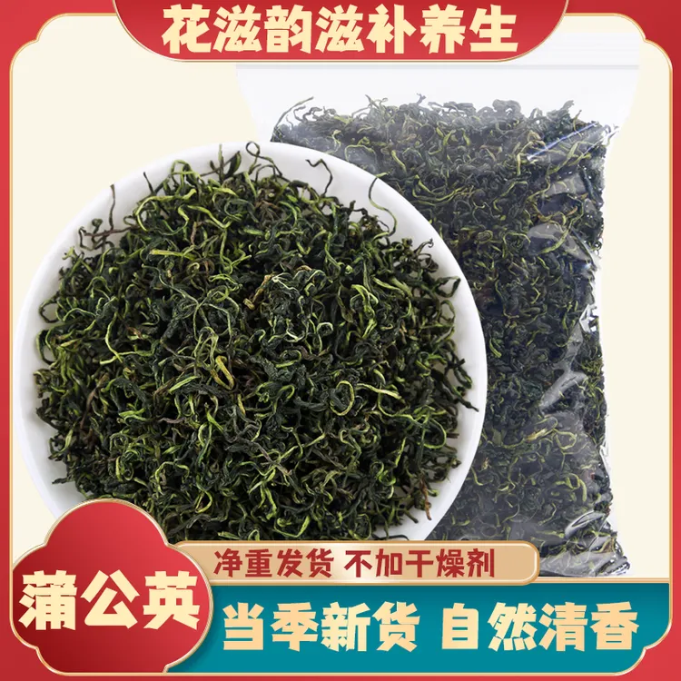 蒲公英茶地道正品长白山新鲜婆婆丁炒熟蒲公英叶蒲公英根泡水专用