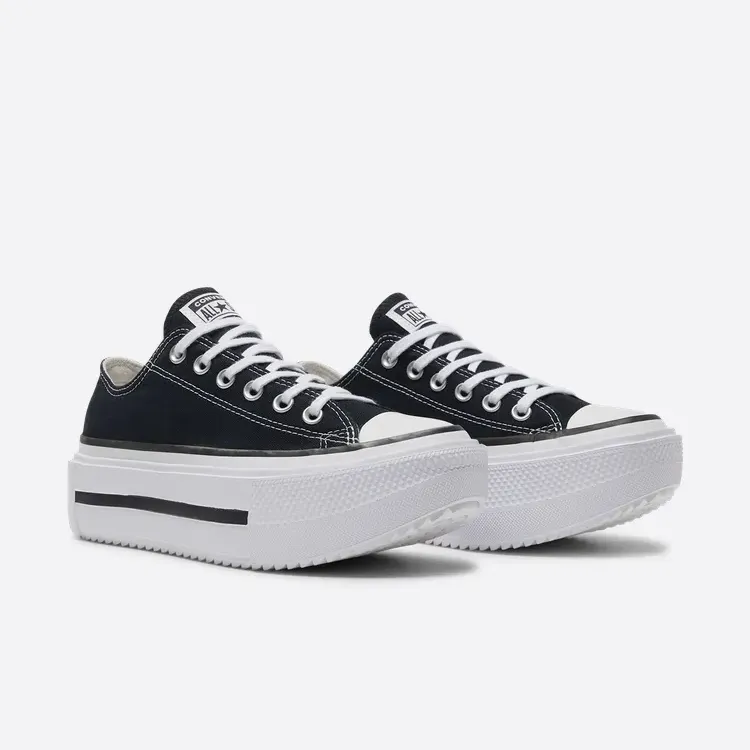 Converse/匡威Double Stack女子休闲运动胶鞋双层厚底鞋A15490C