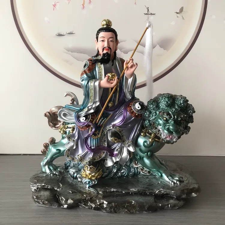 树脂太乙真人救苦天尊神像家用摆件东极青华大帝居家供奉佛像家用