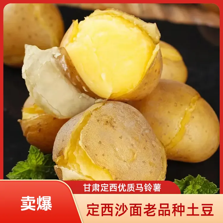 2025批发新鲜甘肃定西黄皮黄心净重包邮粉面洋芋马铃薯