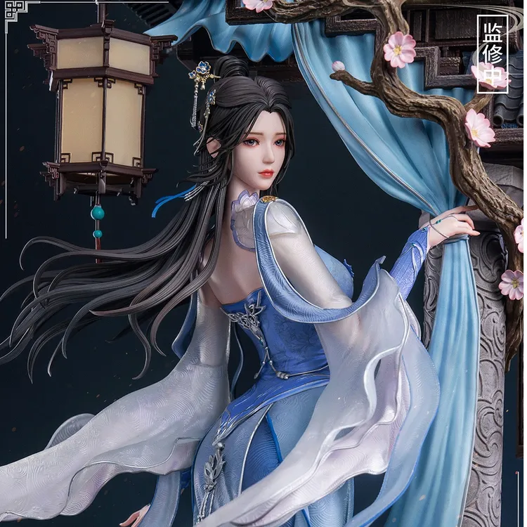 集模堂x腾讯视频 仙逆动画正版授权-李慕婉1/4雕像腾讯视频草场地