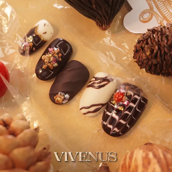 【好时巧克力】秋冬巧克力 高级手绘立体工艺 可爱显白穿戴甲成品