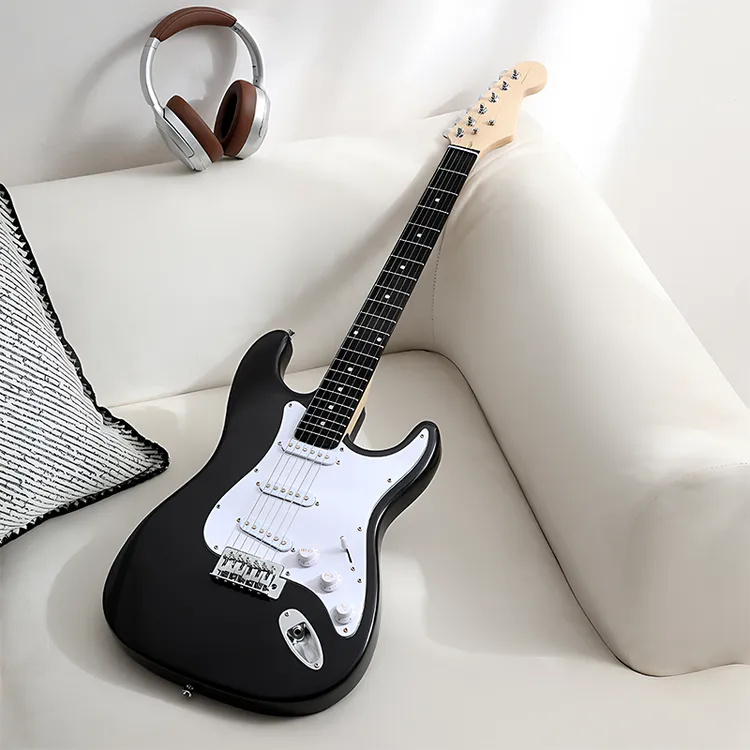 贝多辰电吉他新手单单单双专业级ST摇滚套餐初学入门带音响单摇