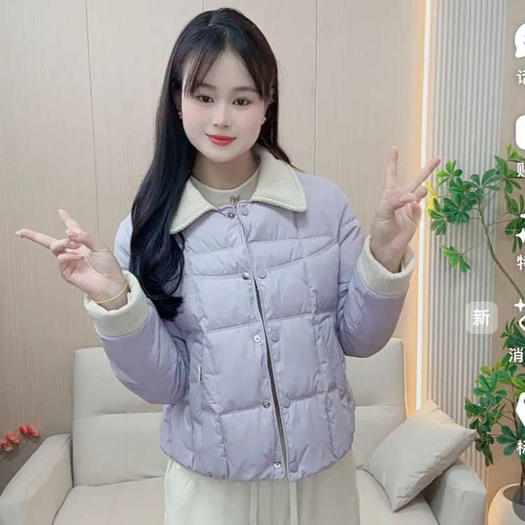 玲妹妹 小个子修身保暖显瘦显白百搭冬季时尚减龄外套