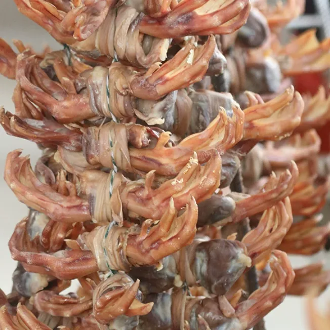 皖西大白鹅咸鹅胗鹅胗包钱串子10个胗20个鹅爪10付鹅肠送一斤黄豆