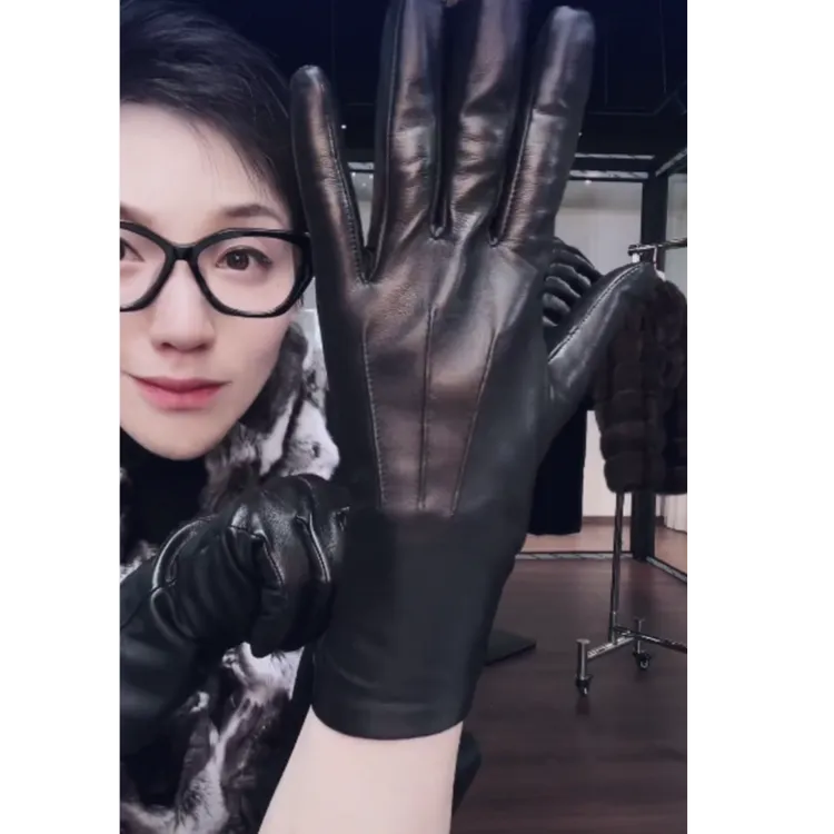 头层小羊皮 内里全羊绒 手套 ST0001