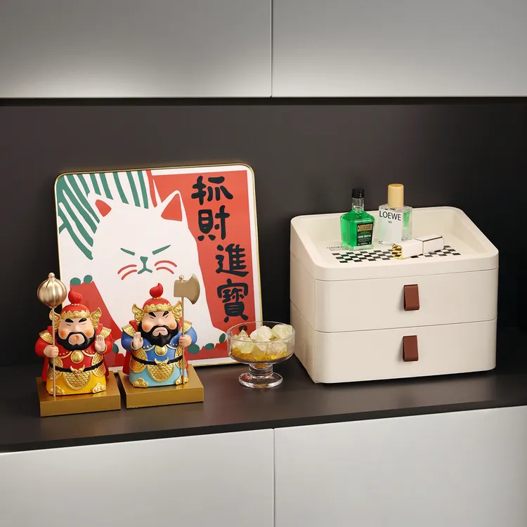贝汉美2025新款创意门神摆件进门鞋柜入户玄关客厅新居礼物装饰品