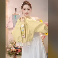 MOMOCO秋季手工玩偶蕾丝拼接甜美洋气乖巧女童外套77730138033
