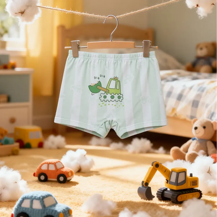 男童女童内裤8-12周岁纯棉2-8岁不夹pp无痕抑菌底档四角平角裤