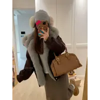 人造皮草 毛领短款外套女2025冬季新款洋气高级显瘦外套 A911288